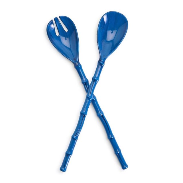 2SCO BLUE BAMBOO SALAD SERVERS