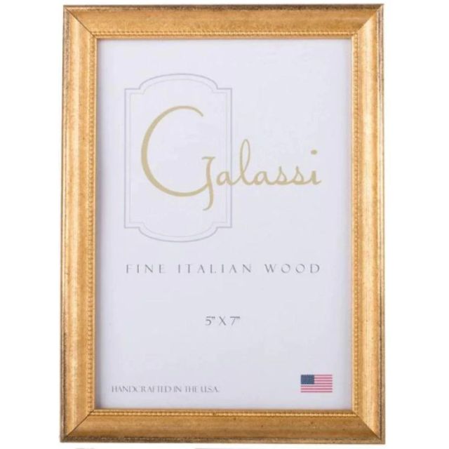 Galassi Fine Italian Wood "Vintage Bead" 5x7 Frame - Two Colors