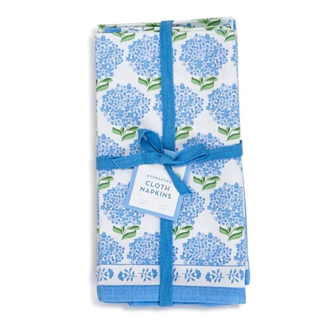 2SCO HYDRANGEA NAPKINS S/4
