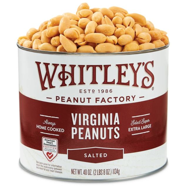 WHITLEY'S SALTED PEANUTS 40OZ