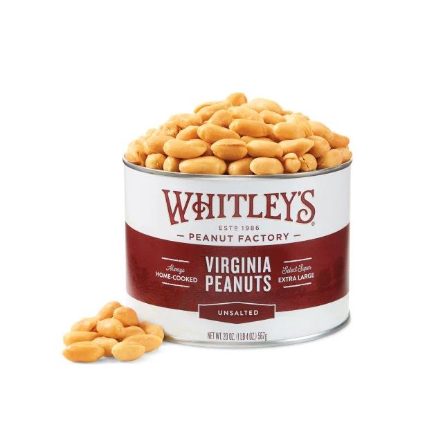 WHITLEY'S UNSALTED PEANUTS